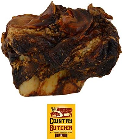 Beef Knuckle Dog Bones for Aggressive Chewers, Large and Medium Breed Dog Treat, Natural, Tough, Chew Toy, Made in The USA, 8 Count