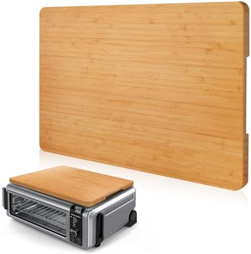 Compatible with Ninja Foodi SP101 SP301 Cutting Board, Heat Resistant Space Save Board for Ninja Air Fryer Flip up Ninja Foodi SP101 Accessories, Bamboo