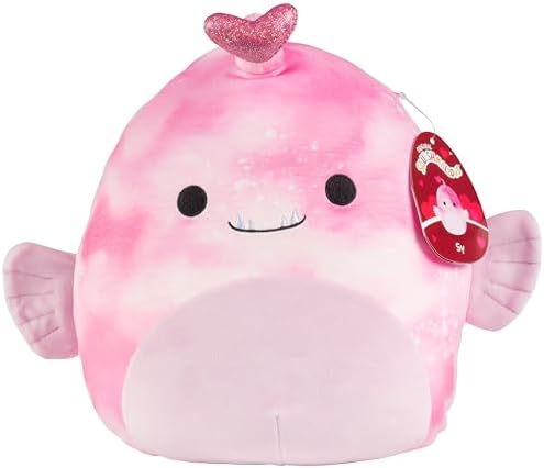 Squishmallows Original 10-Inch Sy The Easter Anglerfish - Official Jazwares Plush - Collectible Soft Squishy Stuffed Animal Toy - Add to Your Squad - Gift for Kids, Girls & Boys