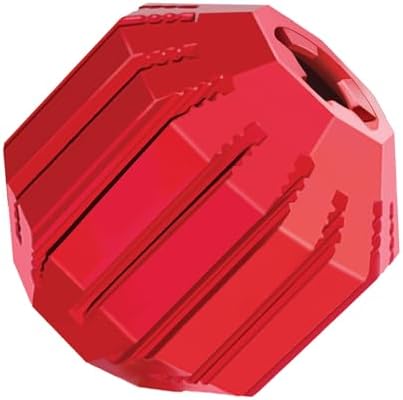 KONG Stuff-A-Ball - Durable, Natural Rubber Chew Toy for Dogs - Dental Health Pet Toy for Chewing & Teeth Cleaning - Stuffable for Treats & Snacks - for Large Dogs