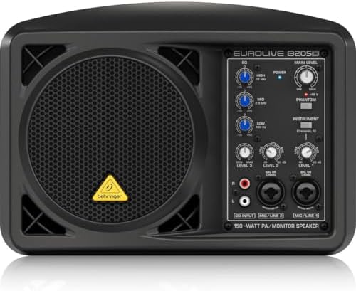 Behringer Eurolive B205D 150W 5.25 inch Powered Monitor Speaker