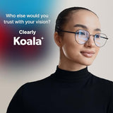 Koala Eyeglass Lens Cleaner Spray Kit | (2x) Glasses Cleaner Bottle + (2x) Microfiber Cloth | Alcohol Free Eyeglasses, Screen, and Camera Cleaning Kit | Made in USA (4 Piece Set)
