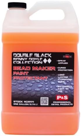 P & S PROFESSIONAL DETAIL PRODUCTS Bead Maker - Paint Protectant & Sealant, Easy Spray & Wipe Application, Long Lasting Gloss Enhancement, Hydrophobic Finish (1 Gallon)
