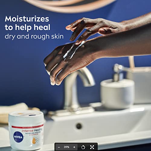 Nivea Intense Healing Cream, Moisturizing Body Cream for Dry Skin, 13.5 oz jar