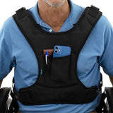 Vive Wheelchair Harness for Adults - Wheelchair Seat Belt - Safety Belt for Elderly - Torso Support Vest Restraint - Wheelchair Seatbelt Body Harness for Disabled - Adjustable Straps Prevent Sliding