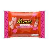 REESE'S White Crème Peanut Butter Pink Hearts Candy, Valentine's Day Candy, 10.2 Oz. Bag