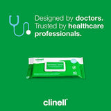 Clinell Universal Cleaning and Disinfectant Wipes for Surfaces - Pack of 24 - 40 Wipes per Pack (960 Wipes) - Clip Pack - Multi Purpose Wipes, Kills 99.99% of Germs, Quick Action