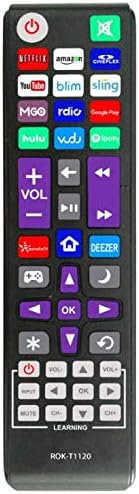 New Universal Remote fit for All Roku TV(JVC/RCA/Philips/Element/LG/TCL and More), Roku Box/Player/Express, Bose Wave I/II/III/IV and Apple 1/2/3 Generations [NOT for Roku Stick]