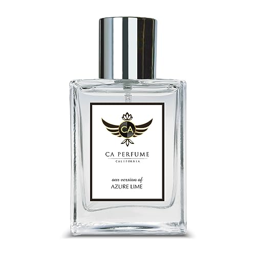 CA Perfume Impression of Tom F Azure Lime For Women Replica Fragrance Dupes Eau de Parfum Spray Bottle 1.7 Fl Oz/50ml-X1