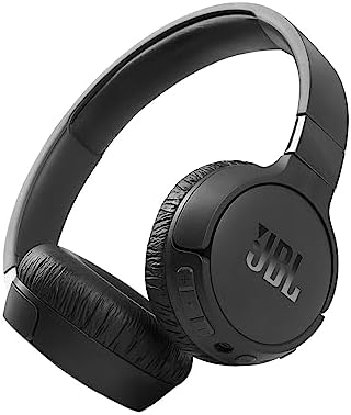 JBL Tune 660NC: Wireless On-Ear Headphones with Active Noise Cancellation - Black (Renewed)