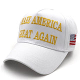 Trump Hat 2024 MAGA Hat Make America Great Again Hat Donald Trump Merchandise Embroidered Adjustable Baseball Cap White