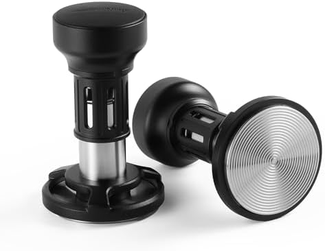 MHW-3BOMBER Espresso Tamper, 51mm-Spring-Loaded Coffee Tamper with Sound Feedback, Barista 51mm Tamper for Breville, Tamper for Espresso Machine,Thread Base YU Series, T6146-OS