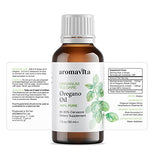 AROMAVITA Essential Oil of Oregano-100% Pure Undiluted Non GMO Extra Strength Greek Oregano Oil-Over 86% Carvacrol Greek Oregano Extract Liquid Nutritional Dietary Supplement,1 FL.OZ/30ML