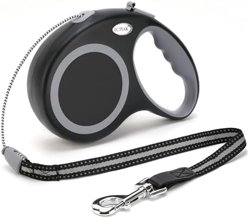 Retractable Dog Leash, 30 FT Dog Walking Leash for Medium Large Dogs up to 77 lbs, Heavy Duty No Tangle, Large