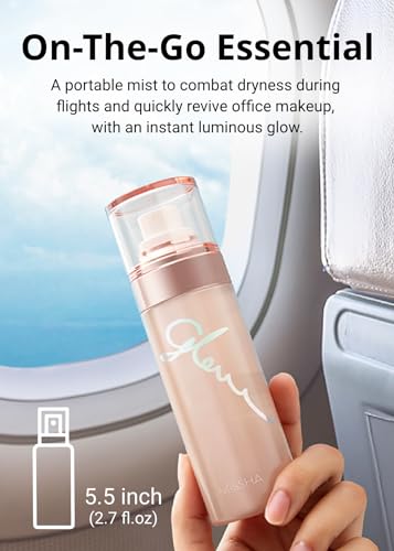 MISSHA Glow Skin Balm To Go Mist, 4-in-1 Hydrating, Refreshing, Makeup-Enhancing, Portable Dewy Glow Spray