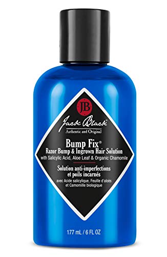 Jack Black Bump Fix, 6 Fl. Oz. – Acne, Razor Bump & Ingrown Hair Solution – Moisturizing Acne Treatment for Face, Aftershave for Razor Bumps, Ingrown Hair Serum for Men
