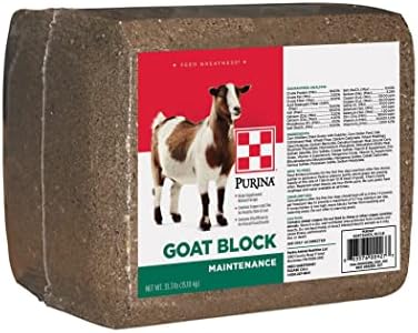 Purina | Goat Mineral Supplement Block for All Types and Lifestages | 33 Pound (33 lb.) Block
