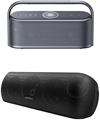 Soundcore Motion+ Bluetooth Speaker Motion X600 Portable Bluetooth Speaker with Wireless Hi-Res Spatial Audio,50W Sound, IPX7 Waterproof, 12H Long Playtime, Pro EQ, Built-in Handle, AUX-in