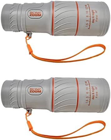 2 Pack - Bionic Zoom, Powerful Handheld Scope with 8X Magnification, Great for Bird Watching, Sports, Concerts, and More