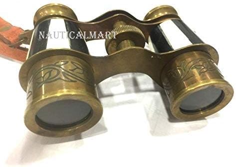 Opera Binoculars Theater Glasses Binocular for Adults Kids Women (Antique Binocular with Belt)