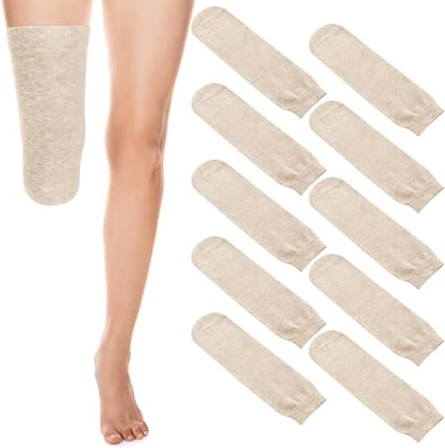 10 Pcs Prosthetic Stump Shrinkers Amputee Socks Stump Shrinker Prosthetic Limb Socks for Men Women