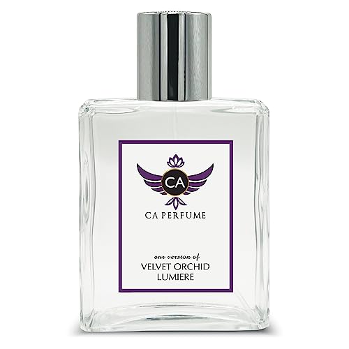 CA Perfume Impression of Tom F Velvet Orchid Lumiere For Women Replica Fragrance Dupes Eau de Parfum Spray Bottle 3.4 Fl Oz/100ml-X1