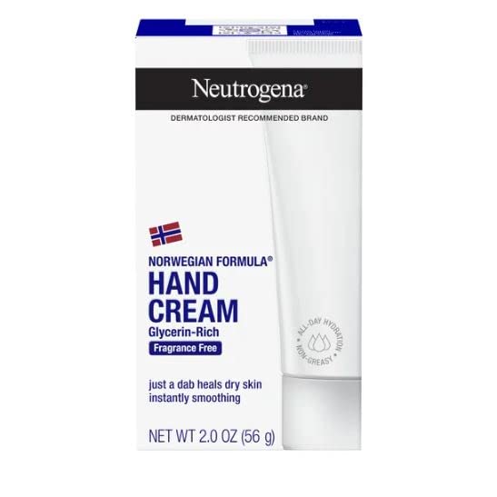 Neutrogena Norwegian Formula Hand Cream Fragrance Free 2 OZ - Buy Packs and Save (Pack of 3)