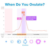 Easy@Home Ovulation Test Strips: 50 Ovulation Predictor kit with 50 Urine Cups | Accurate Fertility Tests for Women with Premom Tracker APP I 50 LH + 50 Urine Cups