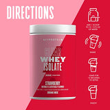 Myprotein Clear Whey Isolate Protein Powder, 1.1 Lb (20 Servings) Strawberry, 20g Protein per Serving, Naturally Flavored Drink Mix, Daily Protein Intake for Superior Performance
