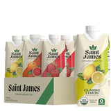 Saint James Iced Tea | Organic Black Tea | Organic, Non-GMO Black Tea, 12 Pack (16.9oz each) (Variety)