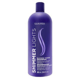 CLAIROL PROFESSIONAL Shimmer Lights Purple Shampoo, 31.5 fl. Oz Neutralizes Brass & Yellow Tones For Blonde, Silver, Gray & Highlighted Hair Packaging May Vary