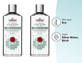 Cremo Rich-Lathering Silver Water & Birch Body Wash, A Revitalizing Combination of Glacier-Fed Streams and White Birch 16 Fl Oz (2-Pack)