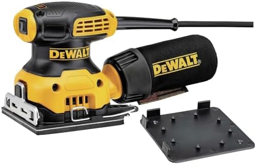 DEWALT Palm Sander, 1/4 Sheet, 14,000 OPM (DWE6411K)