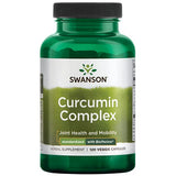 Swanson Curcumin Complex - Herbal Supplement Supporting Joint Health, Mobility & Physical Function - Standardized with BioPerine for Maximum Absorption - (120 Veggie Capsules)