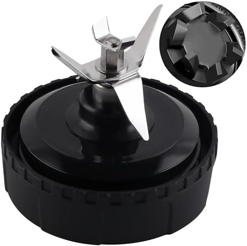 Ninja Blender Replacement Parts, 6 Fins Extractor Blade Assembly Fits Ninja 16oz Cups, Replacement Blade Compatible with Nurti Ninja Blenders Pro BL660 BL663 BL663CO BL665Q BL740 BL770