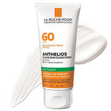 La Roche-Posay Anthelios Clear Skin Sunscreen Dry Touch SPF 60 | Oil Free Sunscreen For Face | Oil Absorbing | Broad Spectrum SPF + Antioxidants | Non-Greasy | Oxybenzone Free | Travel Size Sunscreen