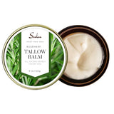 SULU ORGANICS Natural Whipped Tallow Balm for Face and Body, Natural Moisturizer made with Grassfed Beef Tallow- 4 oz/113 g (Rosemary)