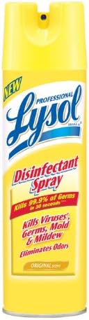 Professional Lysol Disinfectant Spray, Original Scent, 228oz (12X19oz)