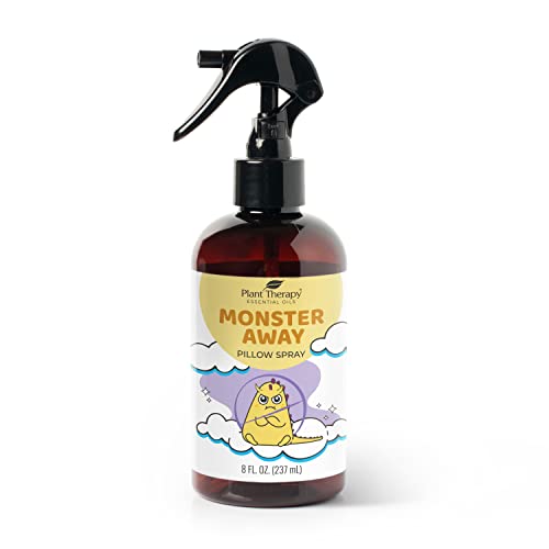 Plant Therapy KidSafe All Natural Monster Away Pillow and Linen Spray, Powered by Essential Oils, Aromatherapy Spray, 8 oz