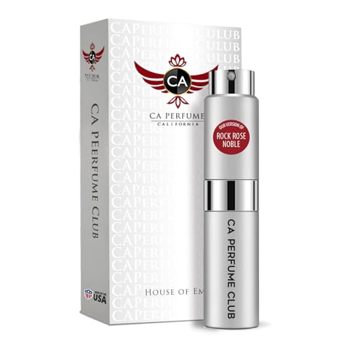 CA Perfume Impression of Cliff Christie Rock Rose Noble Men Cologne Perfume Spray 0.27 Fl Oz/8ml