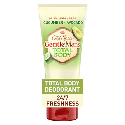 Old Spice Whole Body Deodorant for Men, Total Body Deodorant, Cucumber + Avocado, Aluminum Free Deodorant Cream for 24/7 Freshness // Dermatologist Tested Whole Body Deodorant, 3.0 oz