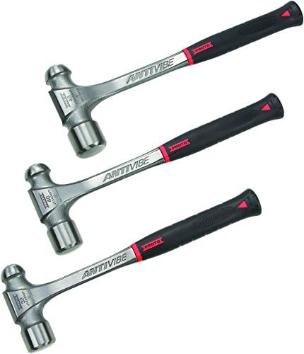 Proto Stanley Proto J1303AVPS 3-Piece Anti-Vibe Ball Pein Hammer Set (32, 40, 48 oz.)