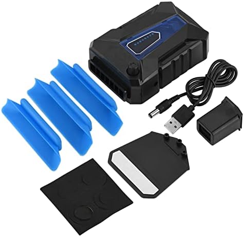 Laptop Cooler, Portable Slim 5V Mini Air Extracting Adjustable Quiet USB Powered Laptop Notebook Cooler Cooling Fan Compatible for Most Laptops Different Cooling Ports