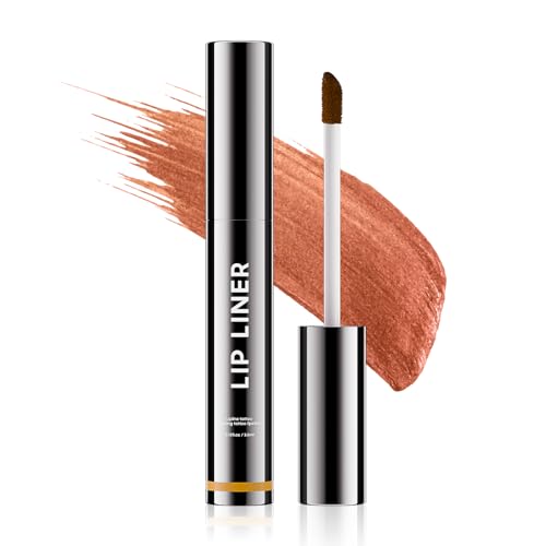 Lip Stain Peel Off Lip Liner, Long Lasting & Waterproof Peel Off Lip Stain Non-Stick Cup, Comfortable Vivid Color and Create Charming Lip Makeup with All-Day (#01 Nude)
