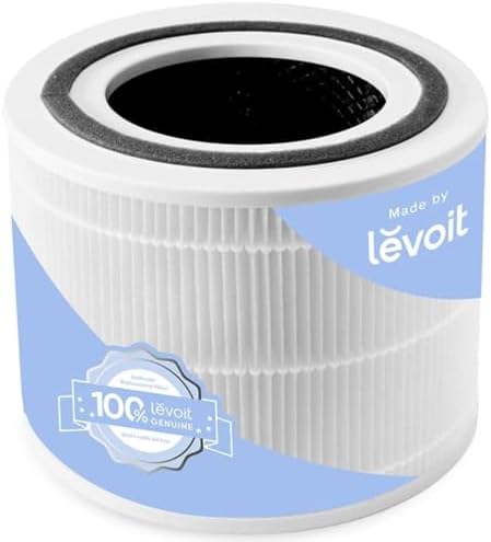 LEVOIT Genuine Core 300-P Air Purifier Replacement Filter, 3-In-1 Filter, High-Efficiency Activated Carbon, Core300-RF, 1 Pack, White