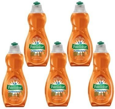 Palmolive Ultra Dish Liquid Anti-Bacterial Orange -10oz (Pack of 5)