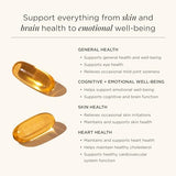 JSHealth High Strength Fish Oil Supplements - Omega 3 Fish Oil - Made with Wild-Caught Fish - Omega 3 Supplement, 120 Capsules