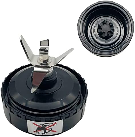 Blender 6 Fins Extractor Blade 307KKU 322KKU770 Replacement for Ninja BL770 Mega Kitchen System 1500-Watts, Compatible with Ninja BL660 1100w, BL663 BL665Q BL740 BL770AMZ BL772 BL773CO BL780CO BL780