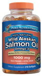 Pure Alaska Omega-3 Wild Alaskan Salmon Oil 1000mg 210 Softgels (Pack of 2) HJO$IER