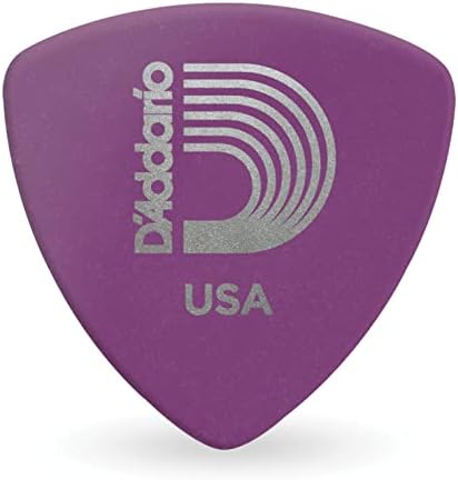 D'Addario Duralin Guitar Picks, Heavy, 100 pack, Wide Shape